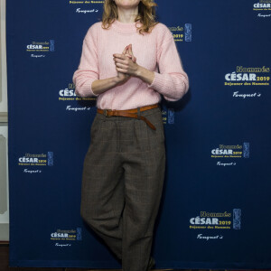 Adèle Haenel au photocall du "Déjeuner des Nommés César 2019" au restaurant le Fouquet's à Paris, France, le 3 février 2019. © Olivier Borde/Bestimage