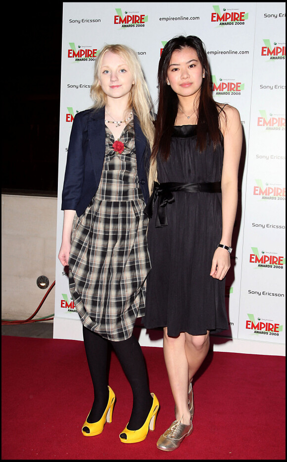 Evanna Lynch et Katie Leung - Empire Film Awards au Grovesnor House Hotel, à Londres.