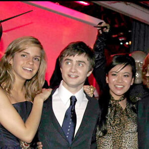 Emma Watson, Daniel Radcliffe, Katie Leung et Rupert Grint - Première du film "Harry Potter et l'Ordre du phénix" à Londres.