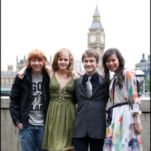 Rupert Grint, Emma Watson, Daniel Radcliffe et Katie Leung - Photocall du film "Harry Potter et l'Ordre du phénix".