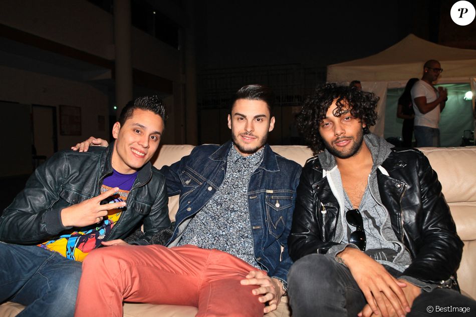 Baptiste Giabiconi, Yohann Malory - 5e édition du "Calais Live" au complexe Calypso, le 14 avril 2013.