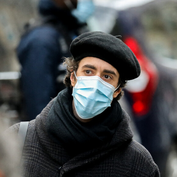 Arrivées aux Obsèques du danseur étoile Patrick Dupond en l'église Saint-Roch à Paris, France, le 11 mars 2021.