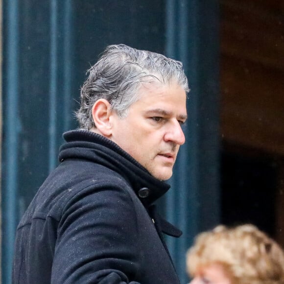 Jacques Cardoze - Arrivées aux Obsèques du danseur étoile Patrick Dupond en l'église Saint-Roch à Paris, France, le 11 mars 2021.