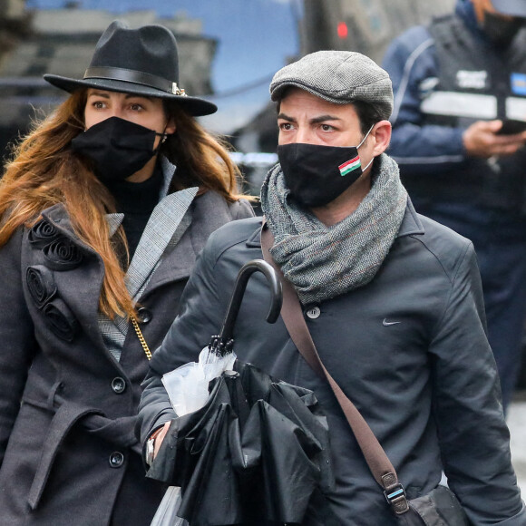 Arrivées aux Obsèques du danseur étoile Patrick Dupond en l'église Saint-Roch à Paris, France, le 11 mars 2021. 