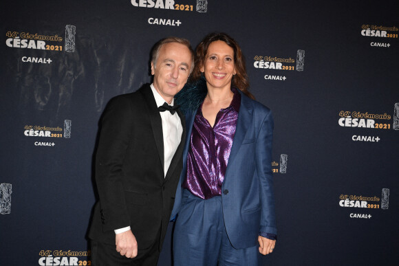 Sebastien Lifshitz et Muriel Meynard lors de la 46ème cérémonie des César à l'Olympia à Paris le 12 mars 2021 © David Niviere / Pool / Bestimage 