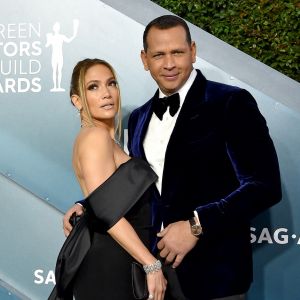 Jennifer Lopez and Alex Rodriguez - 26ème cérémonie annuelle des "Screen Actors Guild Awards" ("SAG Awards") au "Shrine Auditorium" à Los Angeles. 