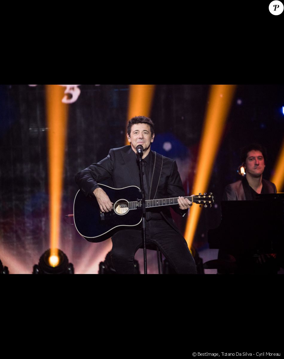 Exclusif - Patrick Bruel - Enregistrement de l'émission "Fête de la chanson française" à l'Olympia à Paris, qui sera diffusée le 9 janvier sur France 2. © Tiziano Da Silva - Cyril Moreau / Bestimage