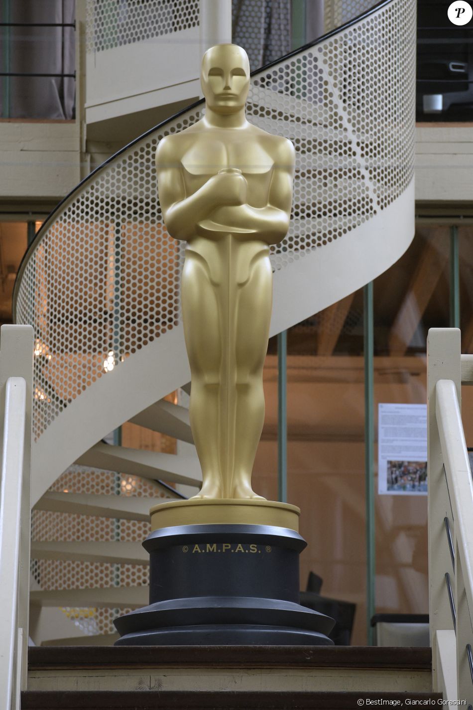 Exclusif - Illustration des Oscars © Giancarlo Gorassini/Bestimage