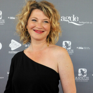 Cécile Bois au festival "Les Herault du cinéma et de la télé" au Cap d'Agde. © Robert Fages / Bestimage