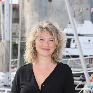 Cécile Bois - Photocall du téléfilm "Meurtre à Sarlat" lors de la 19ème édition du Festival de la Fiction TV de la Rochelle, France, le 16 septembre 2017. © Patrick Bernard/Bestimage