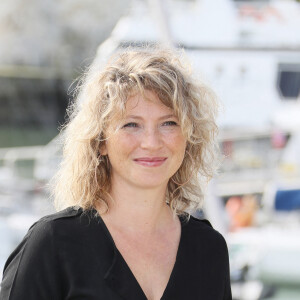 Cécile Bois - Photocall du téléfilm "Meurtre à Sarlat" lors de la 19ème édition du Festival de la Fiction TV de la Rochelle, France, le 16 septembre 2017. © Patrick Bernard/Bestimage