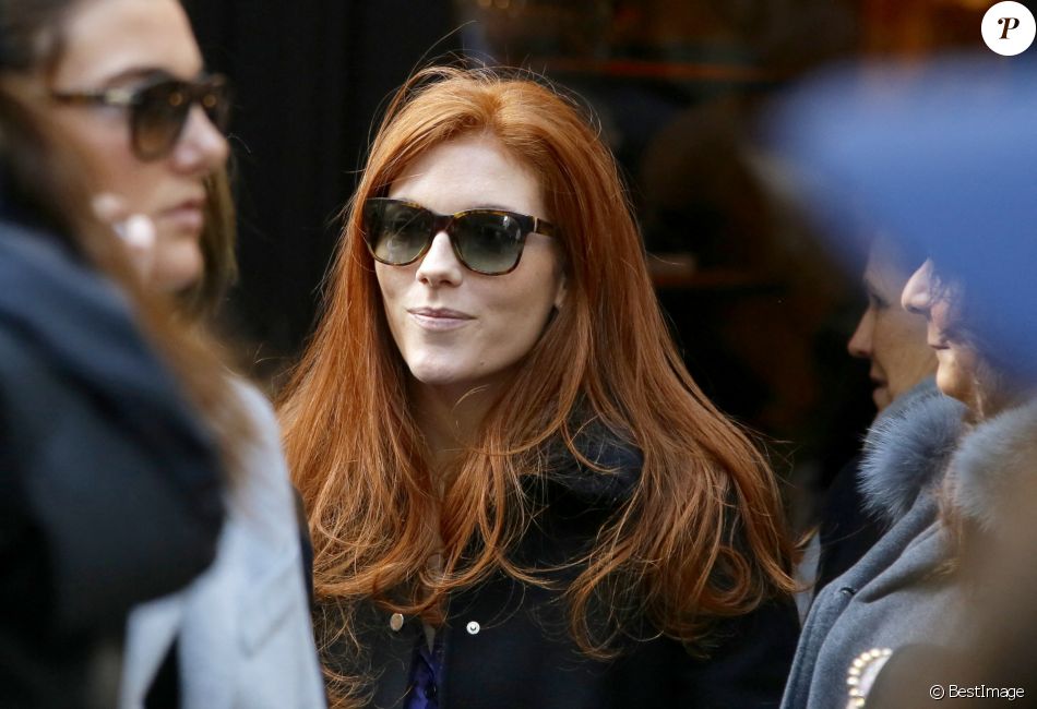 Marie Lingois (fille de Florence Arthaud) - Obsèques de la navigatrice française Florence Arthaud en l'église Saint-Séverin à Paris, le 30 mars 2015. Florence Arthaud est décédée lors du crash d'hélicoptère en Argentine le 9 mars dernier pendant le tournage du jeu de TF1 "Dropped".