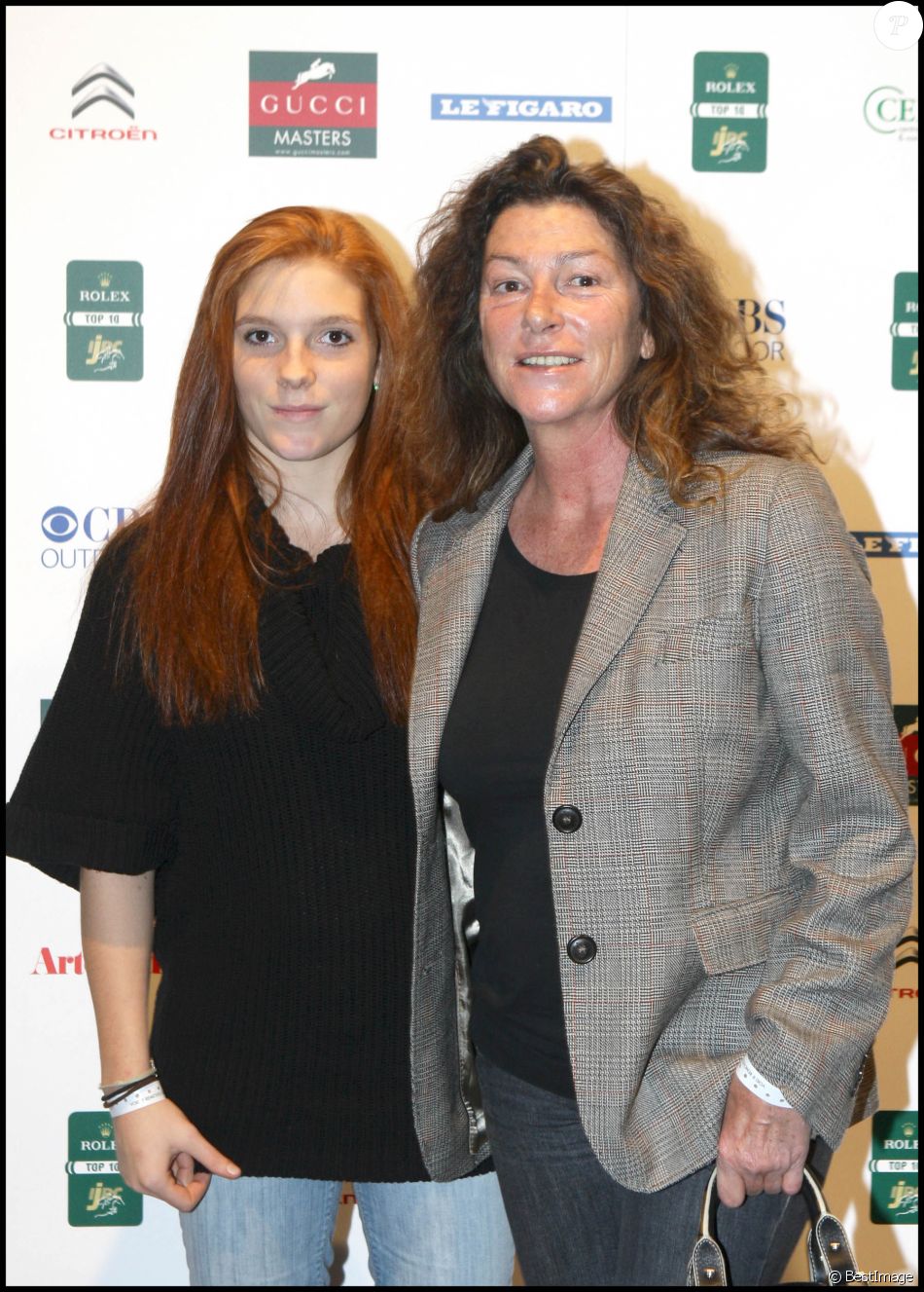 Florence Arthaud et sa fille Marie.