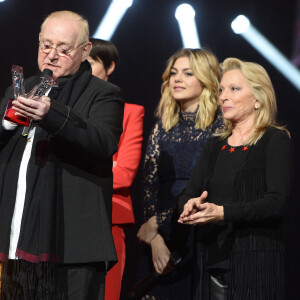 William Sheller, Jeanne Cherhal, Louane et Véronique Sanson - Cérémonie des 31 èmes Victoires de la Musique au Zénith de Paris le 12 février 2016 © Guirec Coadic / Bestimage