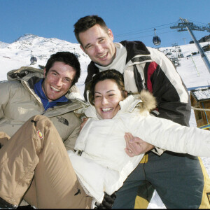 Elric Covarel Garcia, Shirley Bousquet et Fabrice Deville - 20e trophée sportif de la communication aux Ménuires.