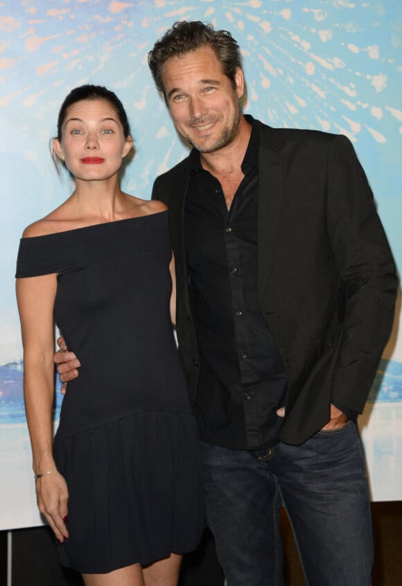 Delphine Chanéac et Fabrice Deville - Ouverture du 16e Festival de la Fiction TV à La Rochelle, le 10 septembre 2014.