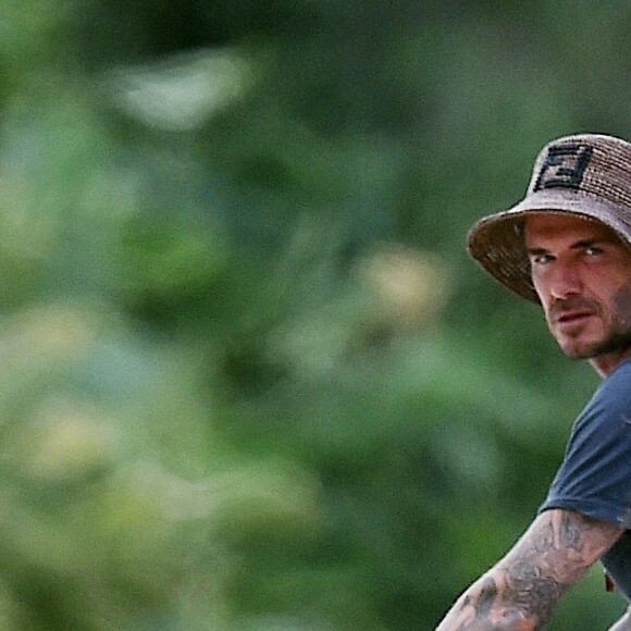 Exclusif - La famille Beckham en vacances dans la région des Pouilles en Italie.