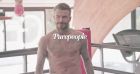 David Beckham entretient ses abdos : impressionnante séance de musculation