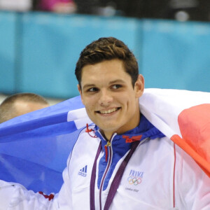 Florent Manaudou lors des Jeux Olympiques de Londres en 2012.