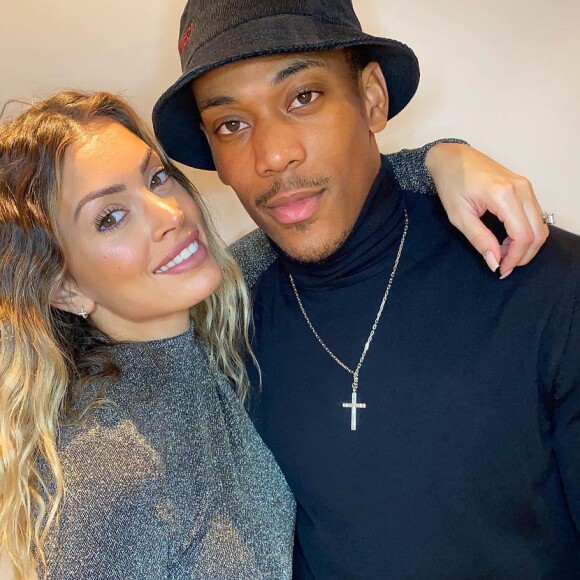 Mélanie Da Cruz avec son mari Anthony Martial.