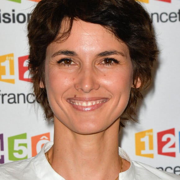 Églantine Éméyé lors du photocall de la présentation de la nouvelle dynamique 2017-2018 de France Télévisions. Paris, le 5 juillet 2017. © Guirec Coadic/Bestimage 