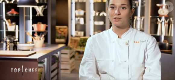 Sarah dans "Top Chef 2021", sur M6.