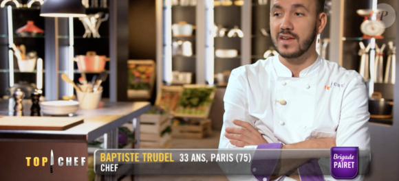 Baptiste dans "Top Chef 2021", sur M6.