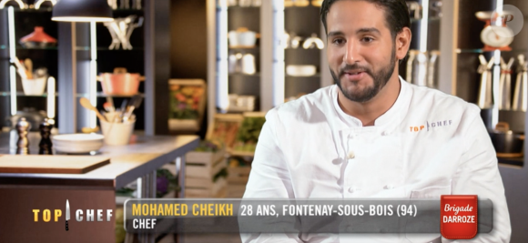 Mohamed dans "Top Chef 2021", sur M6.