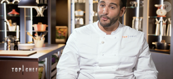 Mohamed dans "Top Chef 2021", sur M6.