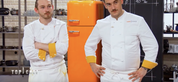 Thomas et Arnaud dans "Top Chef 2021", sur M6.