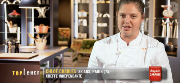 Chloé dans "Top Chef 2021", sur M6.