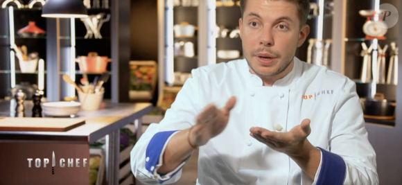 Matthias dans "Top Chef 2021", sur M6.