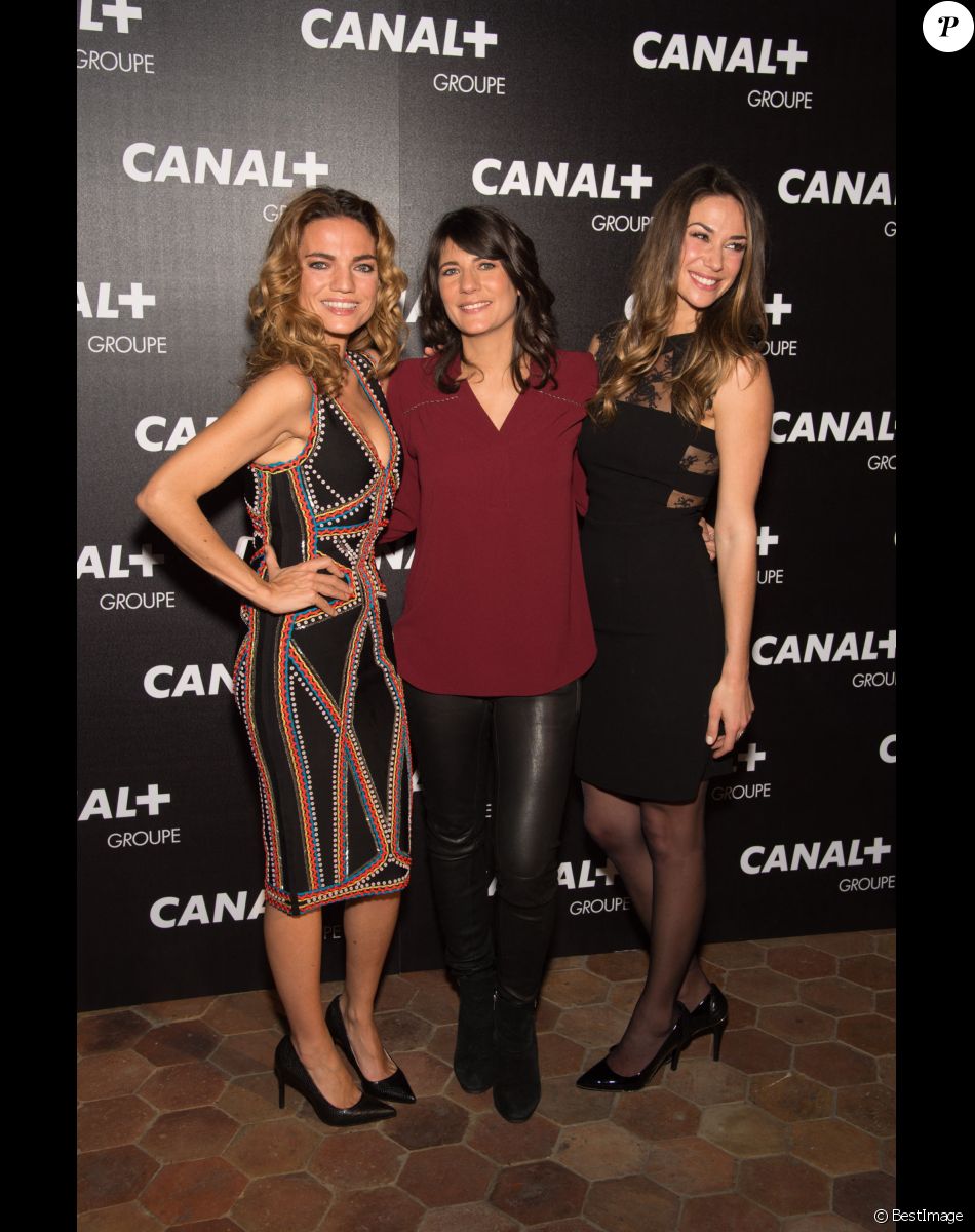 Francesca Antoniotti, Estelle Denis et Clio Pajczer - Soirée des animateurs du Groupe Canal+ au Manko à Paris. Le 3 février 2016