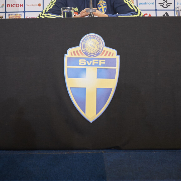 Zlatan Ibrahimovic en conférence de presse à Stockholm, le 1er juin 2016.