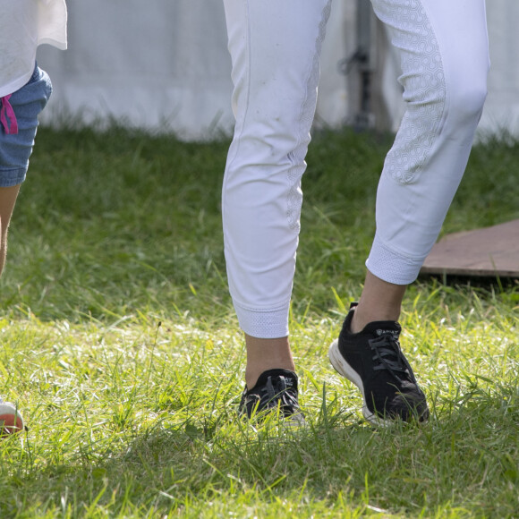 Zara Tindall et Mia Tindall - Zara Tindall participe à la compétition hippique "Whatley Manor Horse Trials" à Gatcombe Park, sous le regard de sa famille, le 15 septembre 2019.