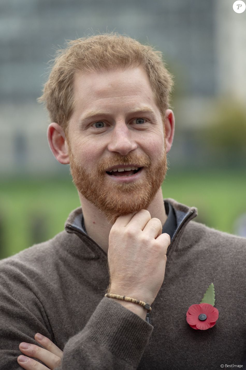 Le prince Harry, duc de Sussex, rencontre l'équipe représentant l'Angleterre aux Invictus Games à La Haye