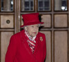 La reine Elisabeth II d'Angleterre - La famille royale se réunit devant le chateau de Windsor pour remercier les membres de l'Armée du Salut et tous les bénévoles qui apportent leur soutien pendant l'épidémie de coronavirus (COVID-19) et à Noël le 8 décembre 2020.