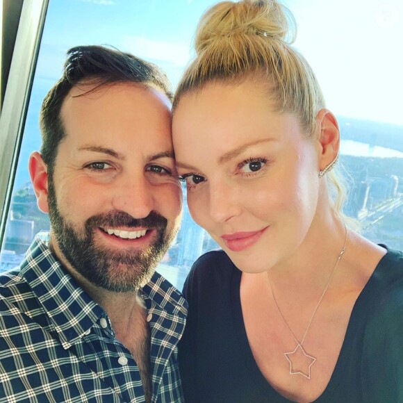 Katherine Heigl et son mari Josh Kelley sur Instagram, le 17 août 2019.
