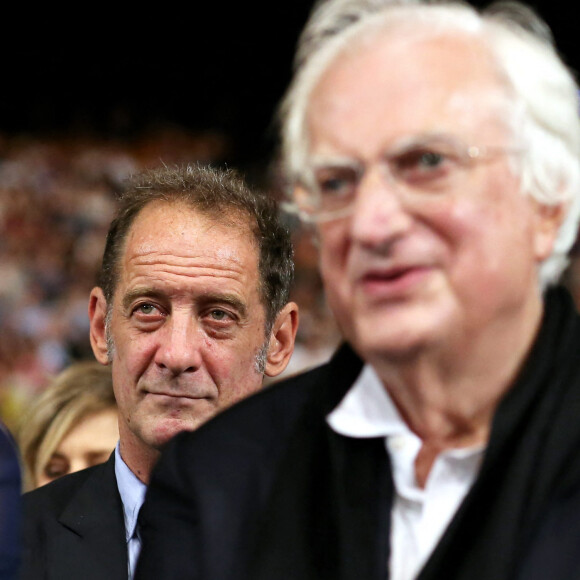 Vincent Lindon, Bertrand Tavernier - Cérémonie d'ouverture du Festival Lumière 2017à  Lyon, le 14 Octobre 2017. © Dominique Jacovides/Bestimage