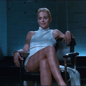 Sharon Stone dans le film "Basic Instinct" sorti en 1992.