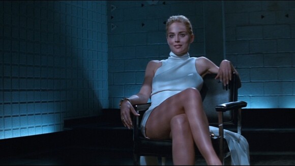 Sharon Stone dans le film "Basic Instinct" sorti en 1992.