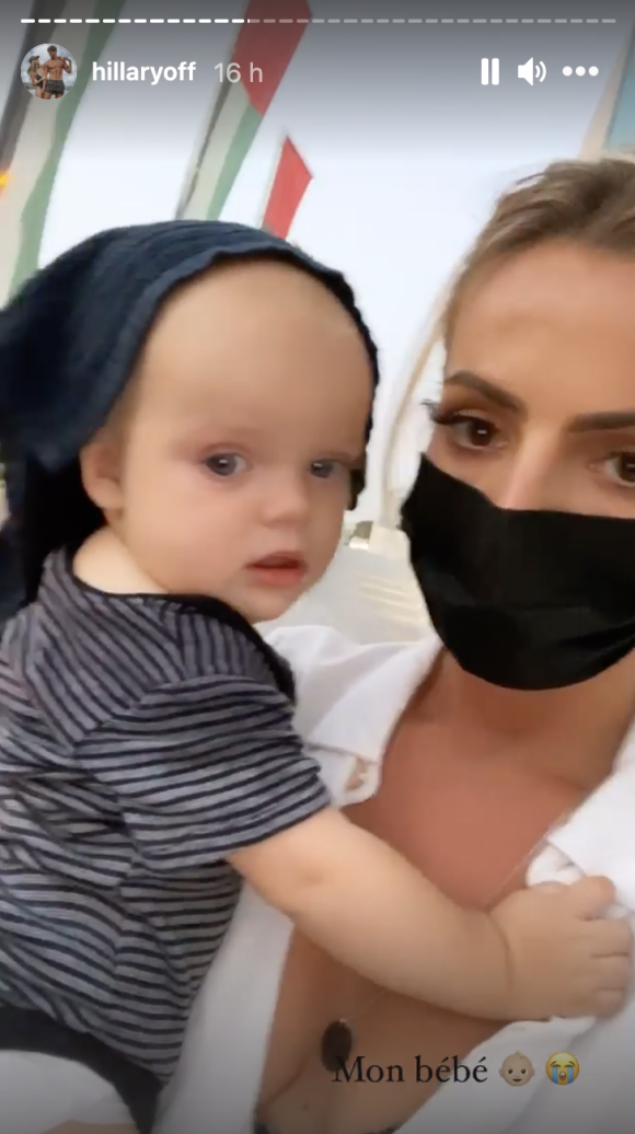 Hillary Vanderosieren (Mamans & Célèbres) et son amoureux Giovanni Bonamy craignent pour la santé de leur fils Milo, malade et emmené aux urgences à l'hôpital à Dubaï.