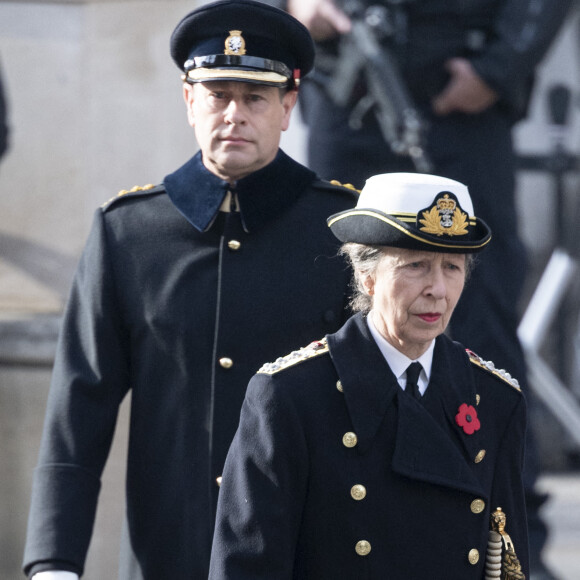 La princesse Anne lors de la cérémonie de la journée du souvenir (Remembrance Day) à Londres le 8 novembre 2020.