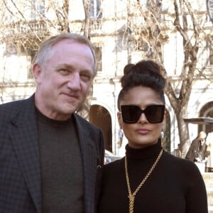 Francois-Henri Pinault et sa femme Salma Hayek - Les célébrités à Milan à l'occasion de la fashion week le 22 février, 2019 