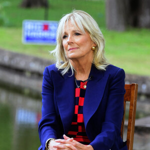 Jill Biden lors de la réunion de campagne Conversation des éducateurs afro-américains à Fort Monroe le 24 septembre 2020. © Bradford Glazier / Biden via ZUMA Wire / ZUMAPRESS.com/ Bestimage 