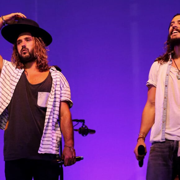 Concert d'adieu du groupe Fréro Delavega (Jérémy Frérot et Florian Delavega) à Bordeaux. Le 10 juin 2017. © Patrick Bernard-Quentin Salinier / Bestimage