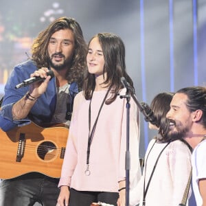 Fréro Delavega (Jérémy Frérot et Florian Delavega) - Enregistrement de l'émission "Tout le monde chante contre le cancer, les stars relèvent le défi" à l'Olympia. Le 6 décembre 2016. © Guignebourg-Perusseau / Bestimage