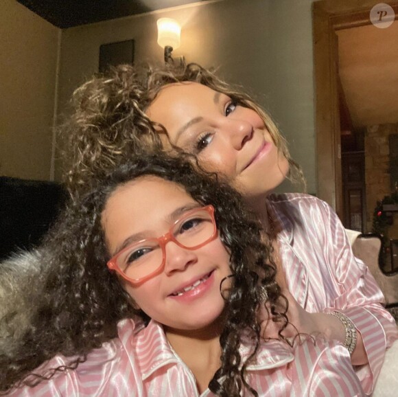 Mariah Carey et sa fille Monroe sur Instagram.