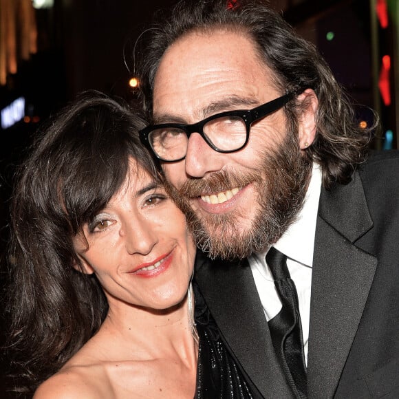 Romane Bohringer et son compagnon Philippe Rebbot - Personnalités lors de la 10ème cérémonie des Globes de Cristal au Lido à Paris.