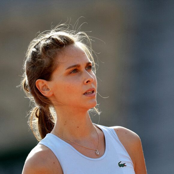 Ophélie Meunier - Tournoi de tennis du programme "Stars, Set et Match" à Paris. Le 7 octobre 2020. © Dominique Jacovides / Bestimage